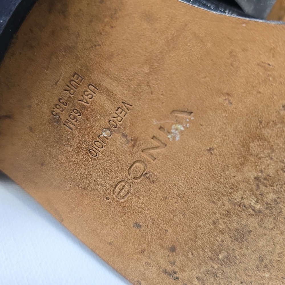 Vince Black Patent‎ Leather Chelsea Boots Women's US 6.5 EU 36.5 - Picture 7 of 7